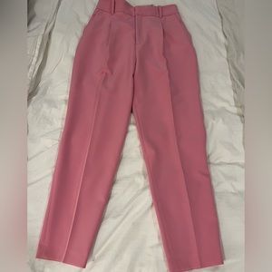 Pink zara trouser